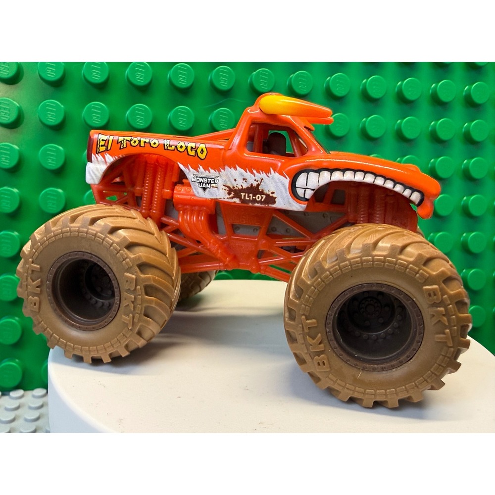 Monster Jam El Toro Loco Mystery Mudders 1:64 Die-Cast Monster Truck Orange